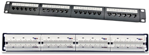 CAT6A UTP 110-Style Patch Panels